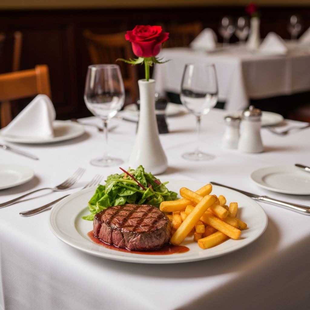 Entrecôte irlandaise avec frites